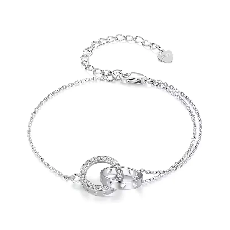 Elegance Double Hoop Bracelet