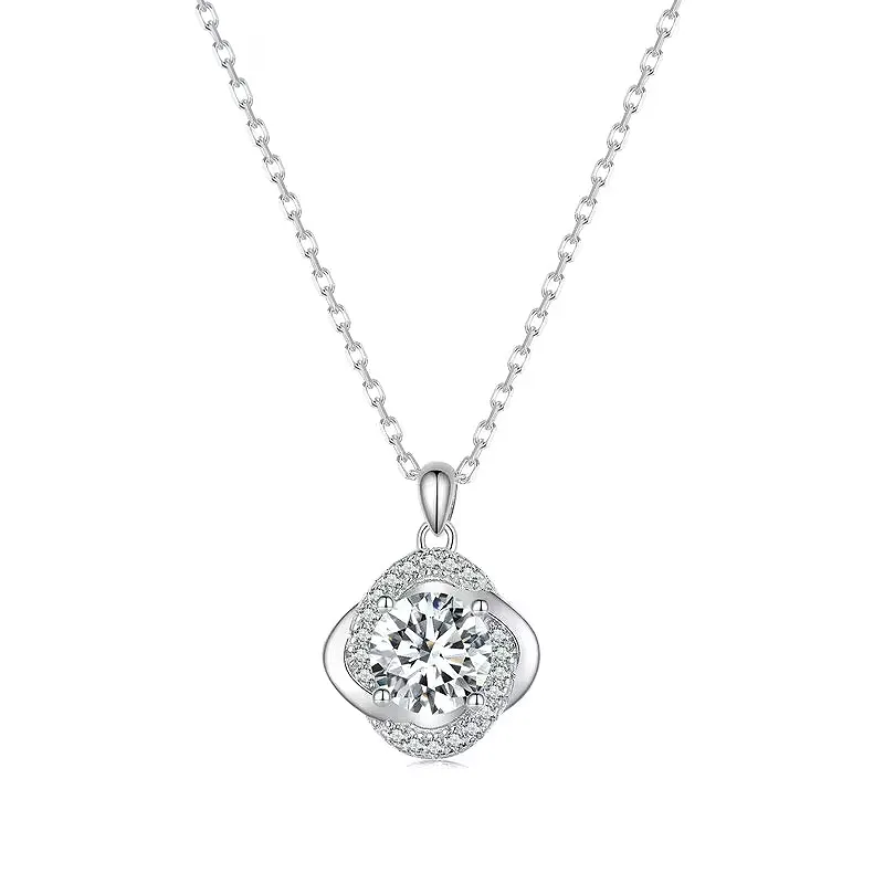 Elegance Shining Moissanite Necklace - Necklaces