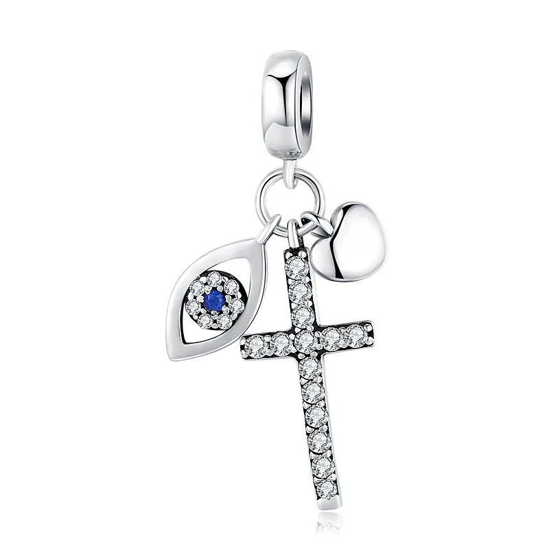 Elegance Cross Pendant Charm