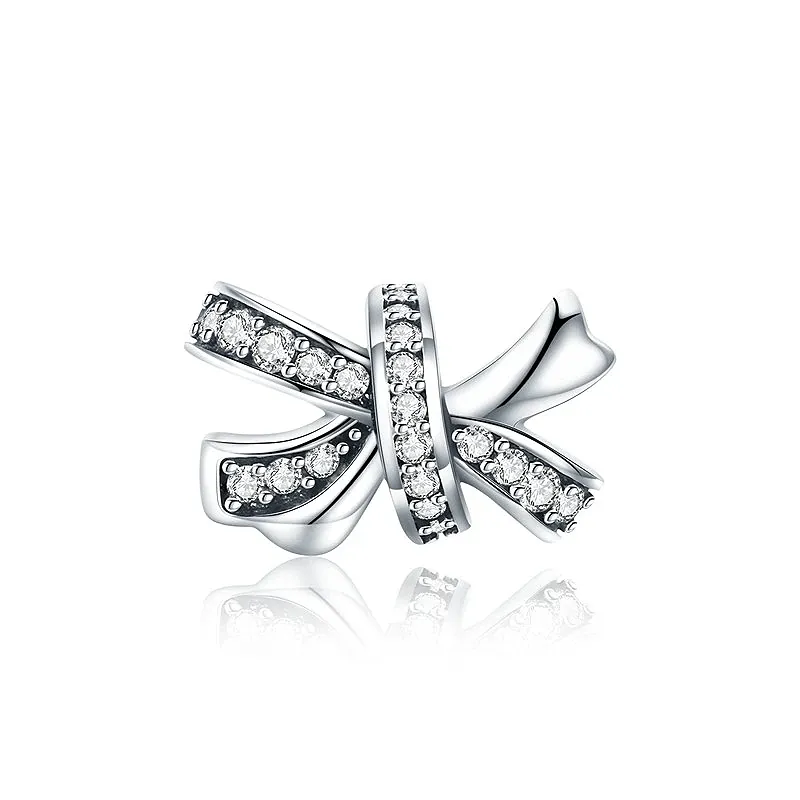 Elegance Sparkling Bow Charm