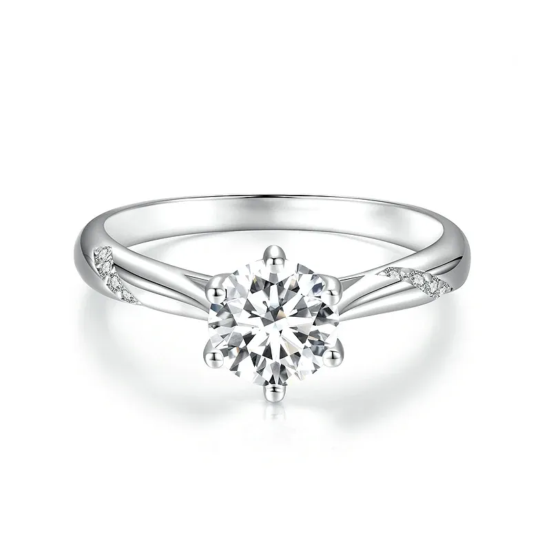 Elegance Moissanite Engagement Ring - 7 Rings