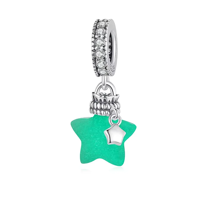 Elegance Wishing Star Glow-In-Dark Charm